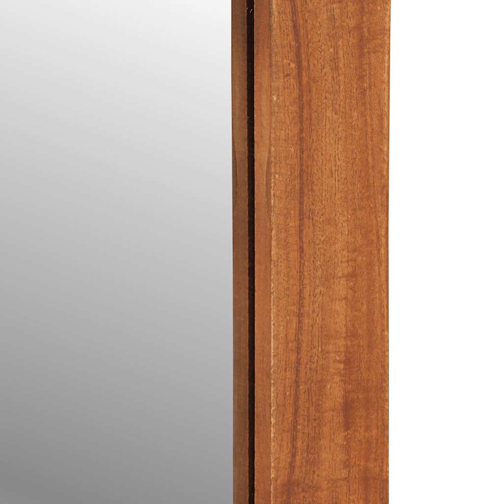 Wandspiegel Mit Schubladen 60X33X90 Cm Massivholz Akazie